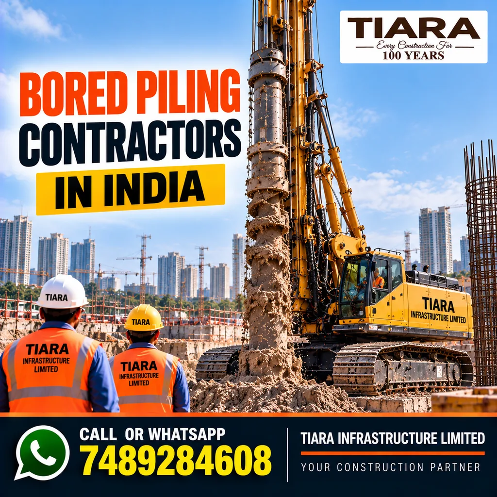 Hydraulic rotary rig for bored piling and deep foundation works in India