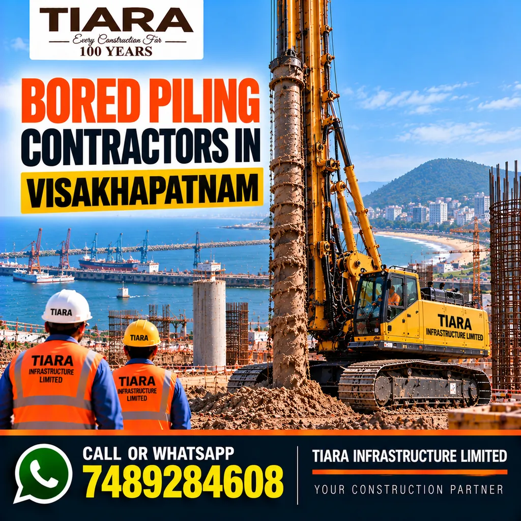 Bored Piling Contractors in Visakhapatnam — hydraulic rig and pile foundation works