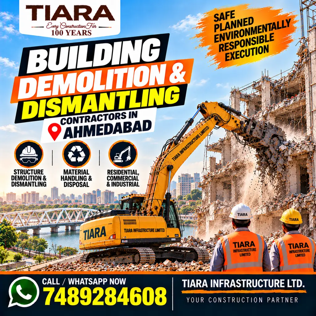 Building demolition contractors and dismantling service provider in Ahmedabad