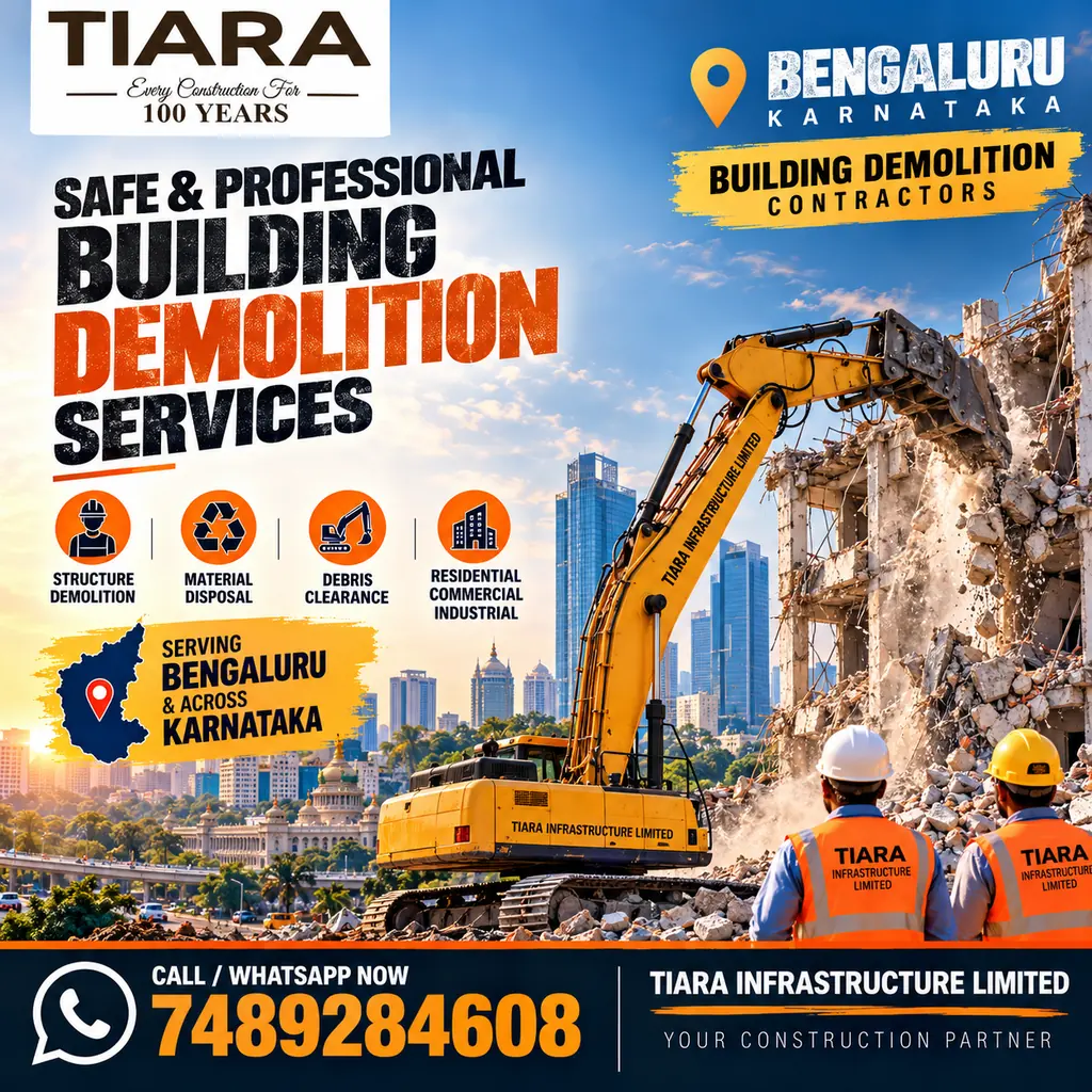Building demolition and dismantling services in Bengaluru