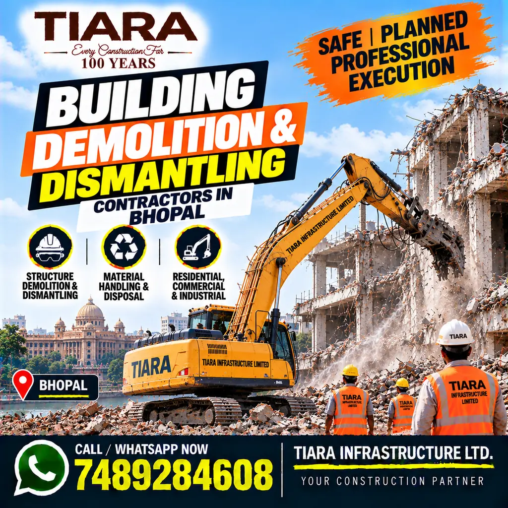 Building demolition and dismantling service enquiries in Bhopal