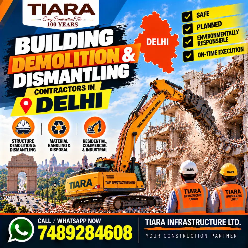 Building demolition and dismantling services in Delhi