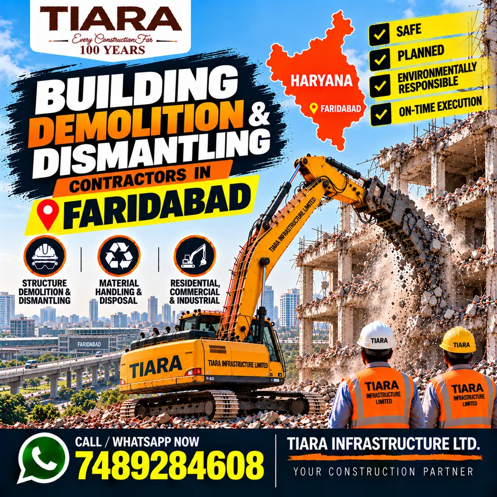 Building demolition and dismantling services in Faridabad
