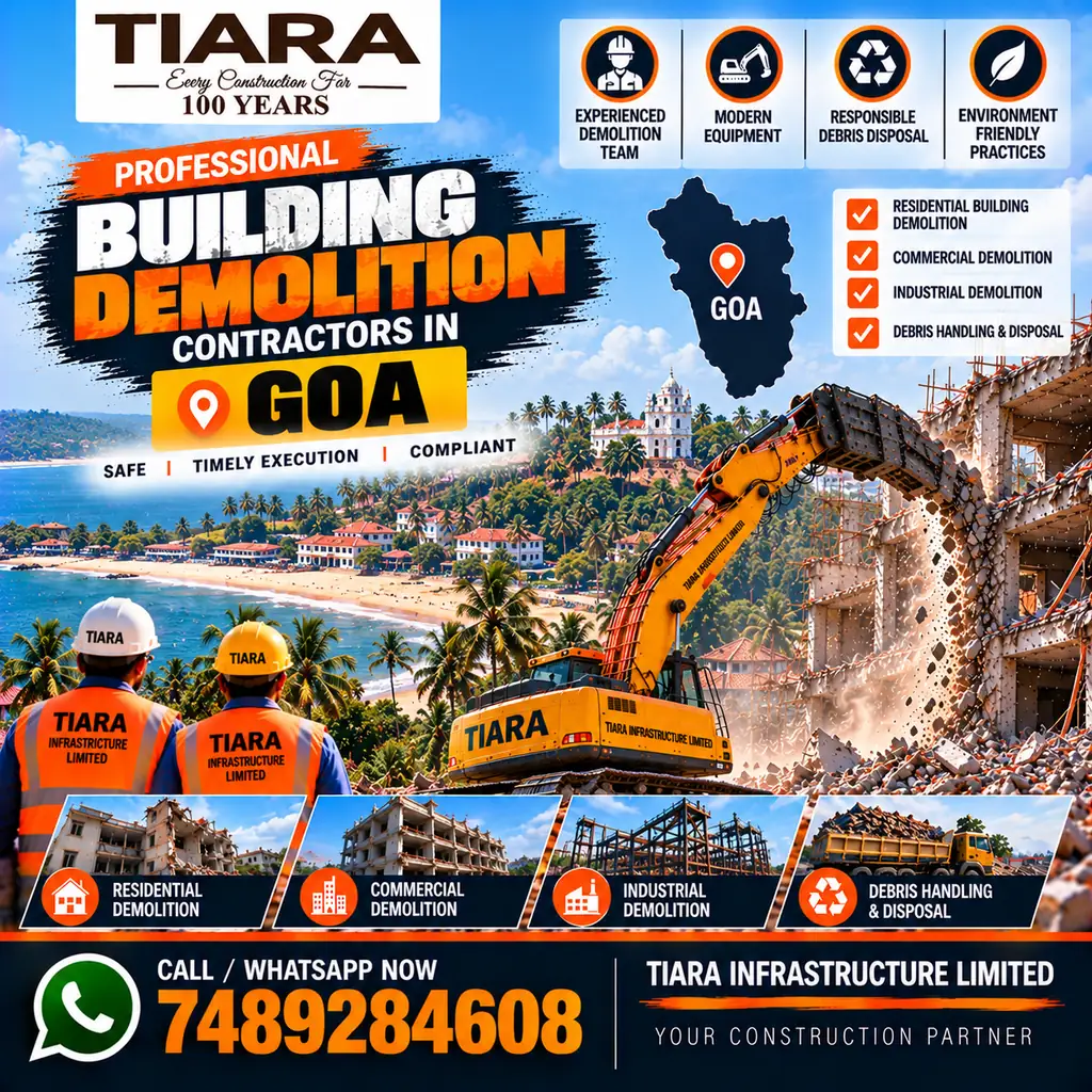 Building demolition and dismantling services in Goa