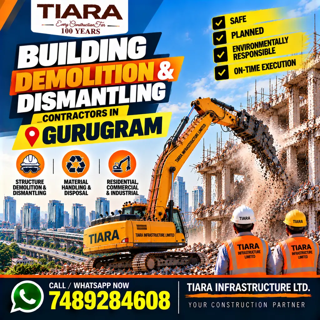 Building demolition and dismantling services in Gurugram