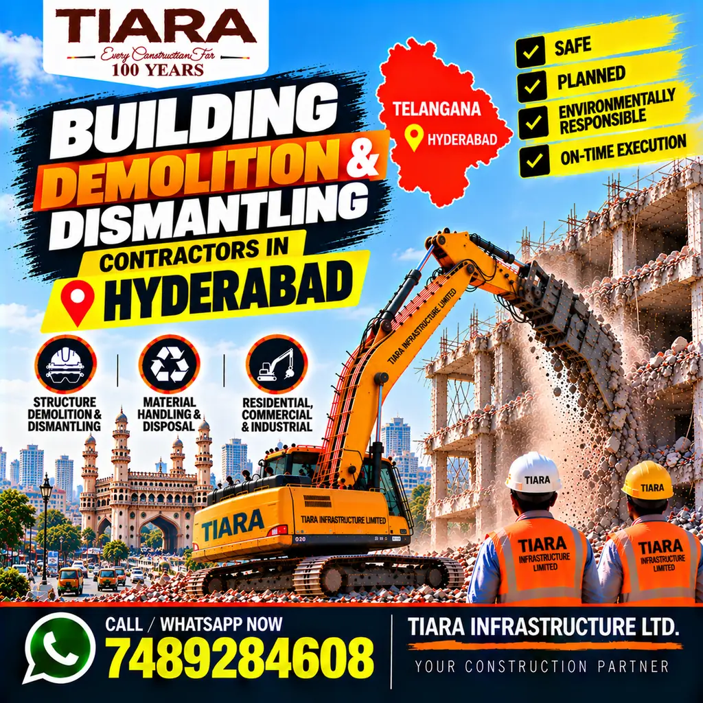 Building demolition and dismantling services in Hyderabad
