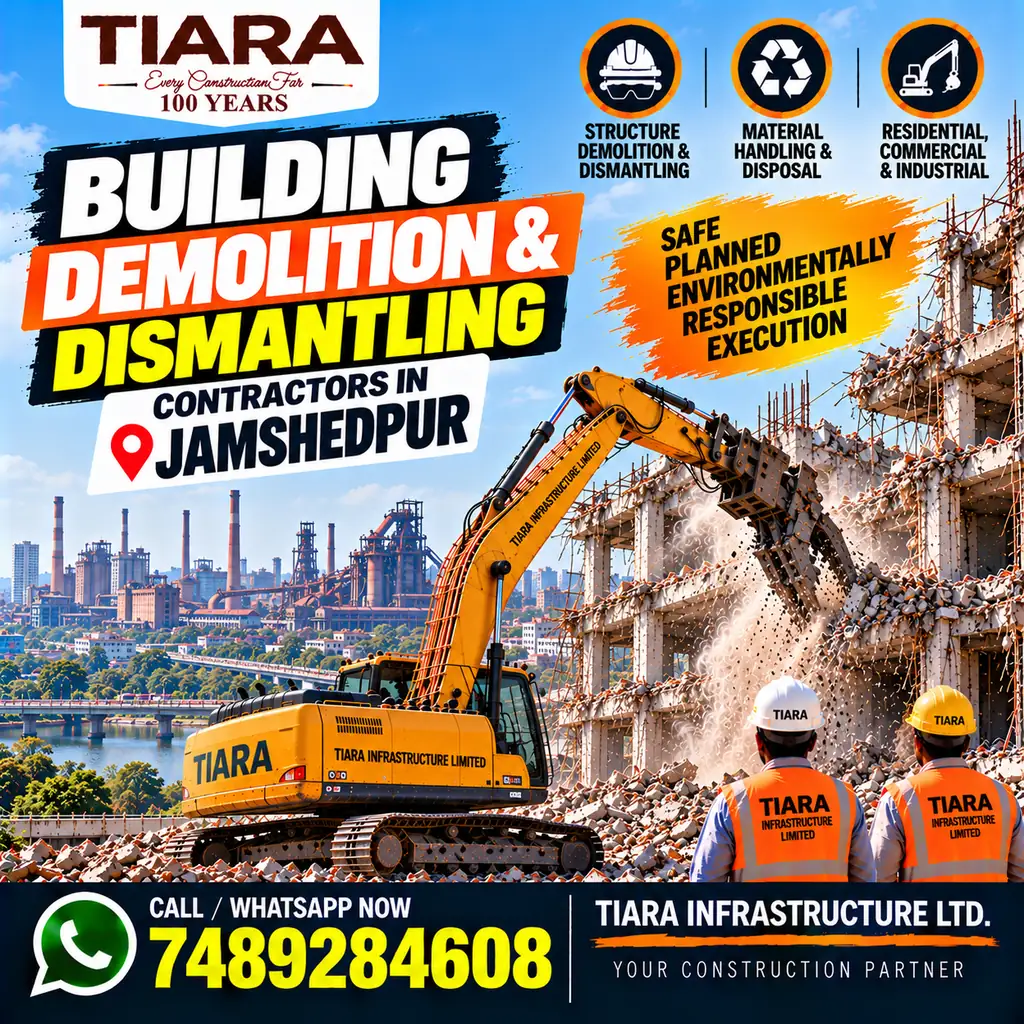 Building demolition and dismantling services in Jamshedpur