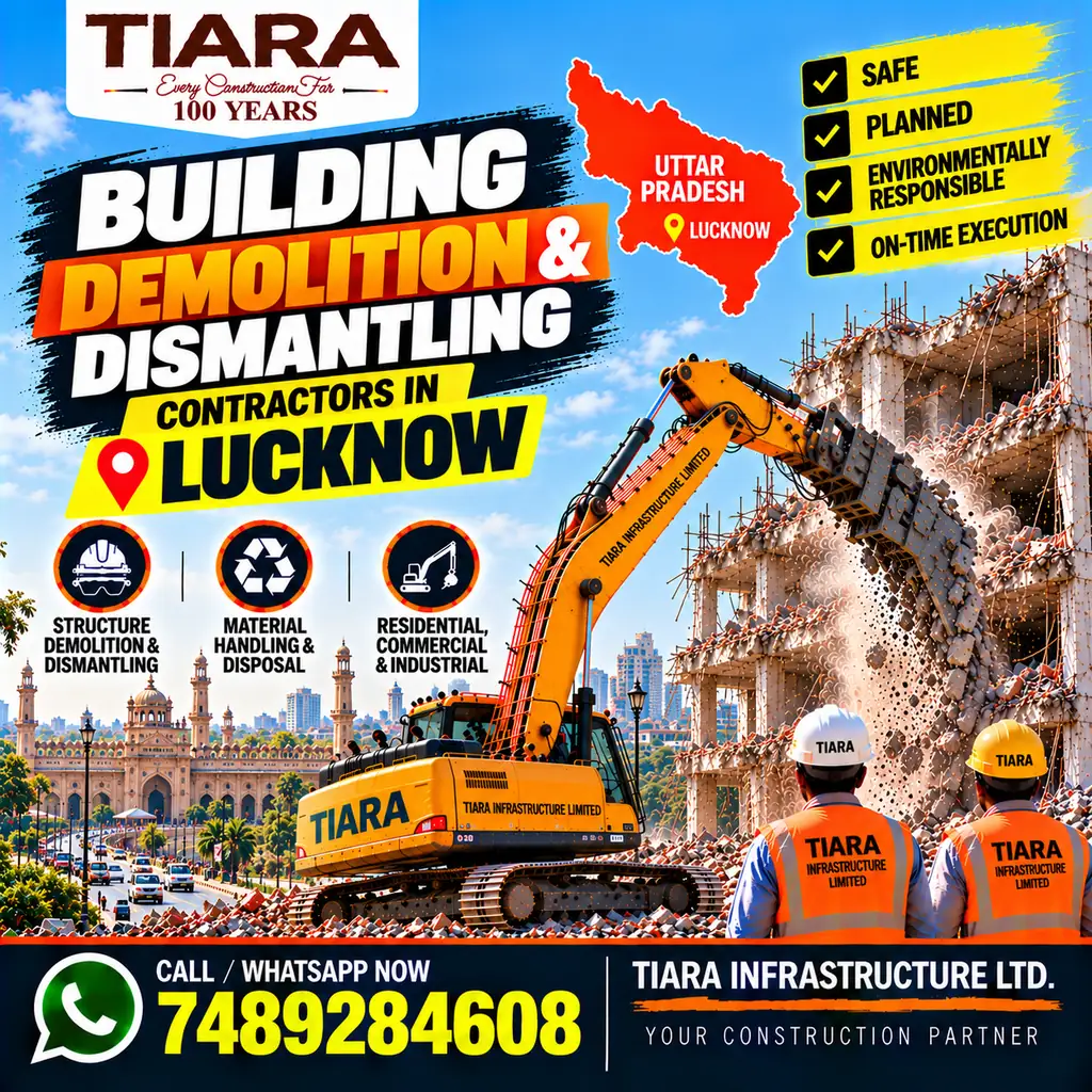 Building demolition and dismantling services in Lucknow