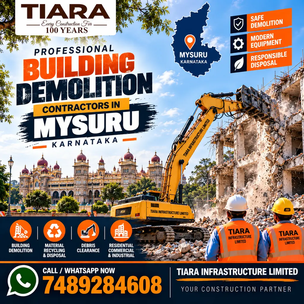 Building demolition and dismantling services in Mysuru