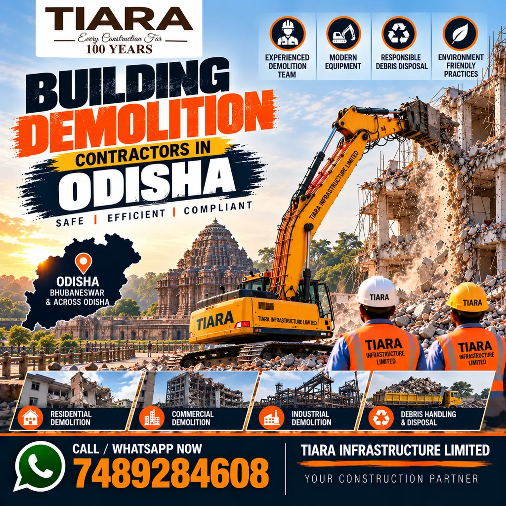 Building demolition and dismantling services in Odisha