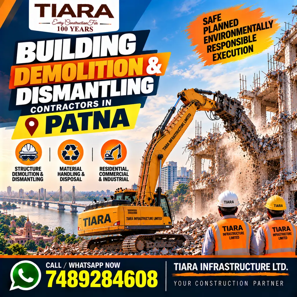 Building demolition contractors and dismantling service provider in Patna