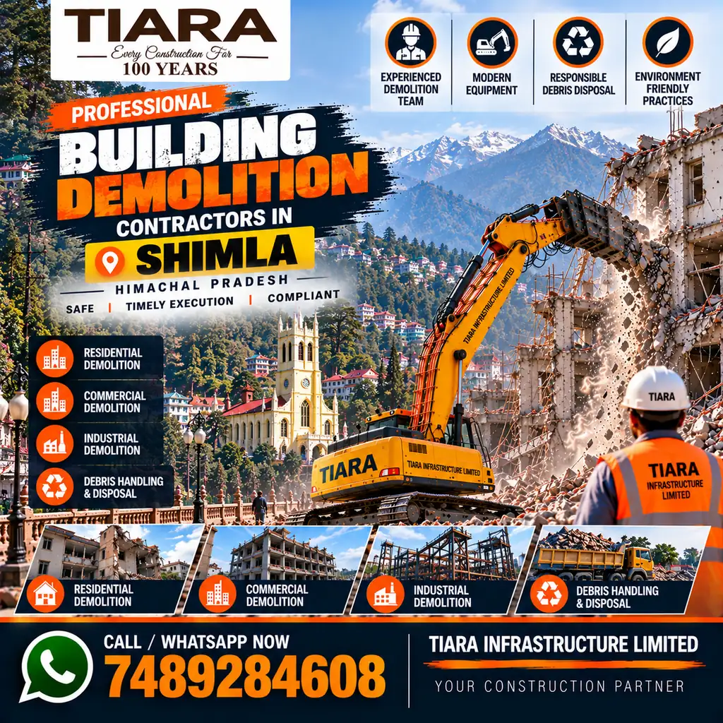 Building demolition and dismantling services in Shimla