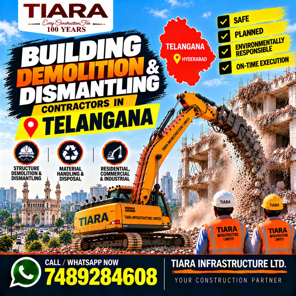 Building demolition and dismantling services in Telangana