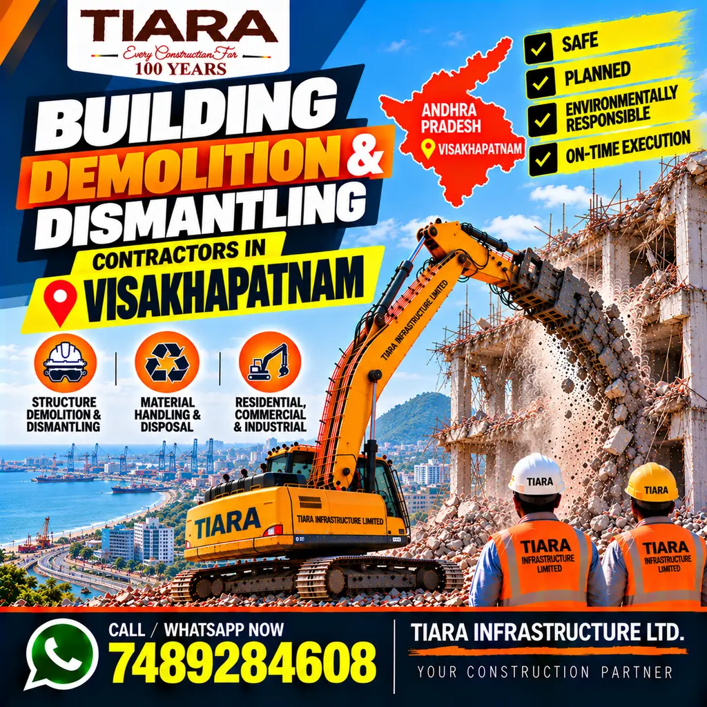 Building demolition and dismantling services in Visakhapatnam
