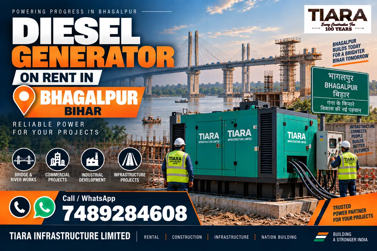 Diesel generator on rent in Bhagalpur, Bihar