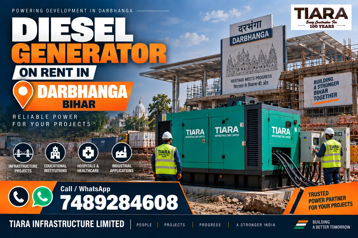 Diesel generator on rent in Darbhanga, Bihar