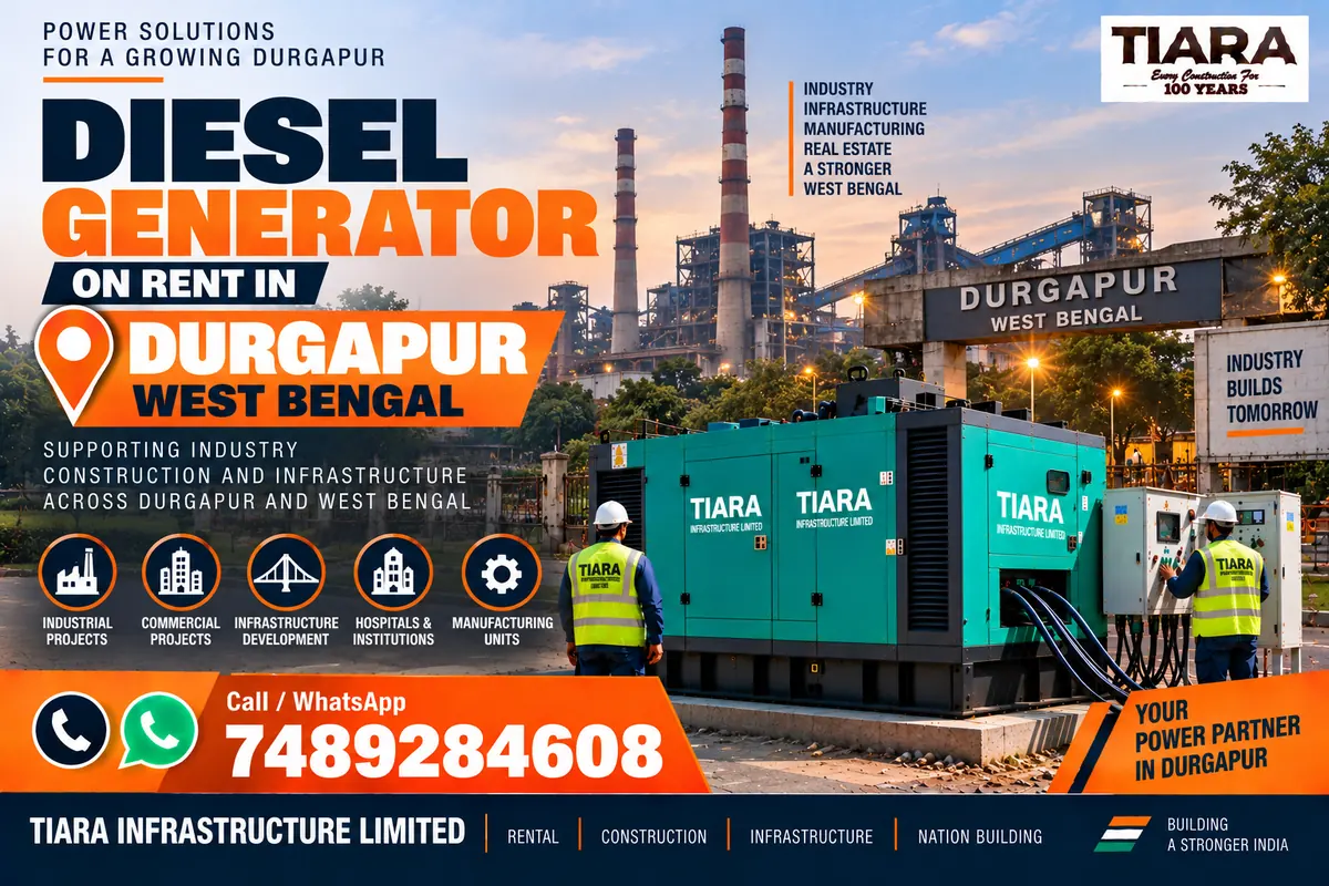 Diesel generator on rent in Durgapur, West Bengal