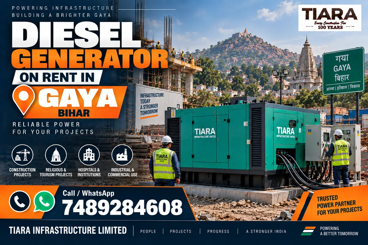 Diesel generator on rent in Gaya, Bihar
