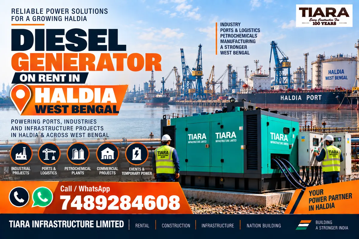 Diesel generator on rent in Haldia, West Bengal