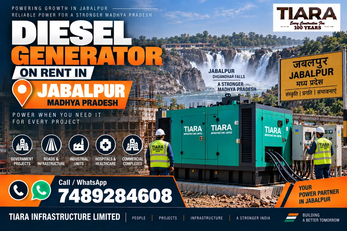 Diesel generator on rent in Jabalpur, Madhya Pradesh