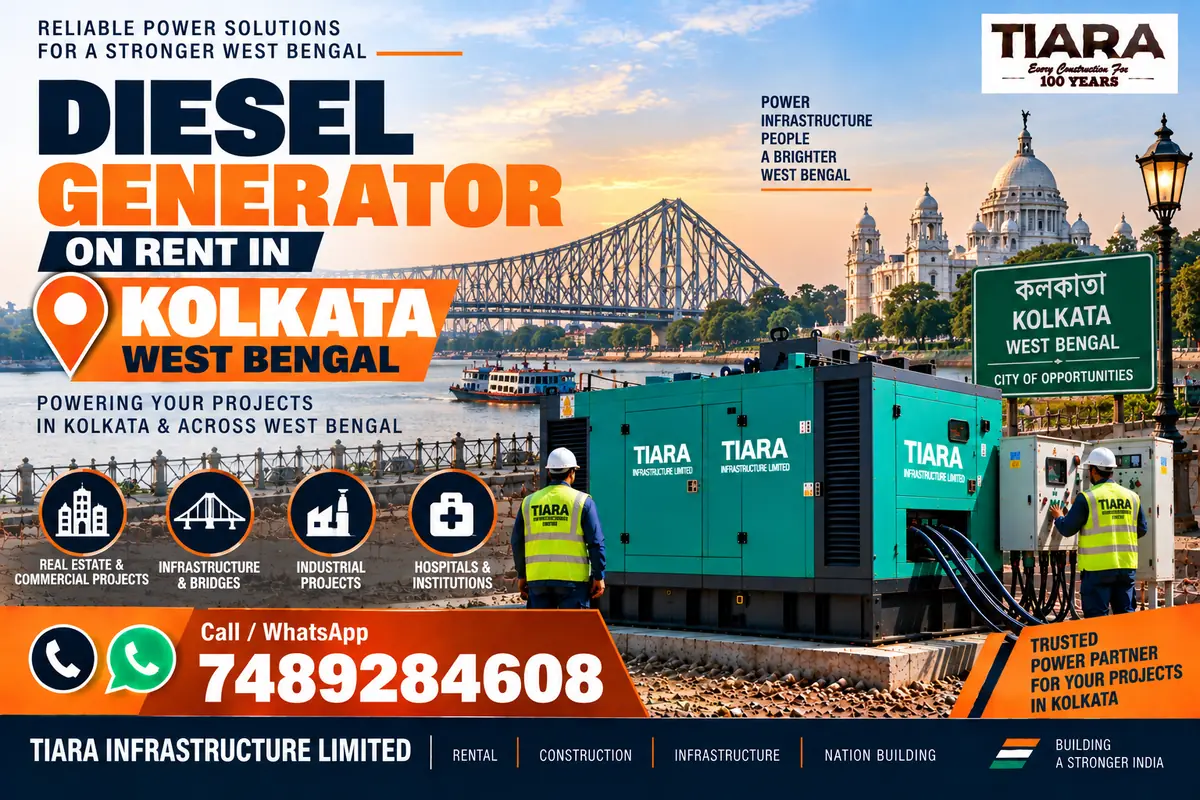 Diesel generator on rent in Kolkata, West Bengal
