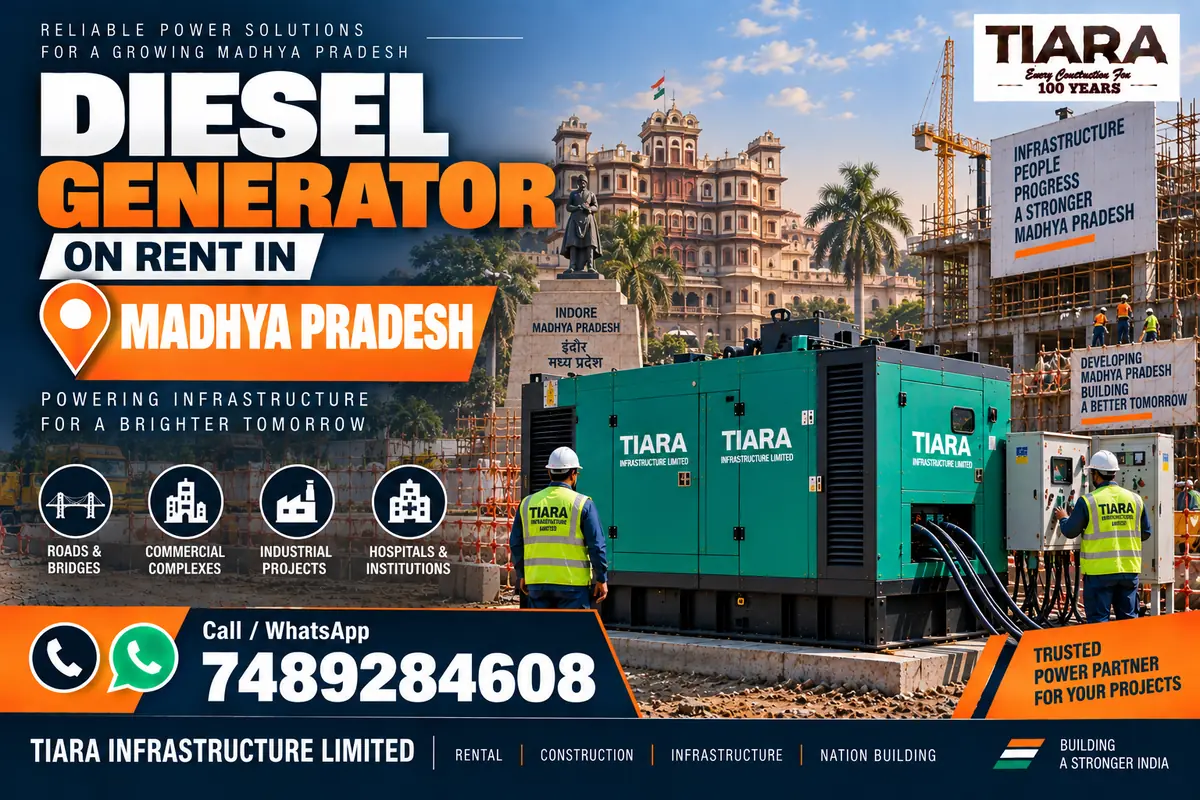 Diesel generator on rent in Madhya Pradesh