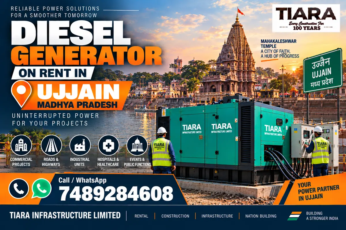Diesel generator on rent in Ujjain, Madhya Pradesh