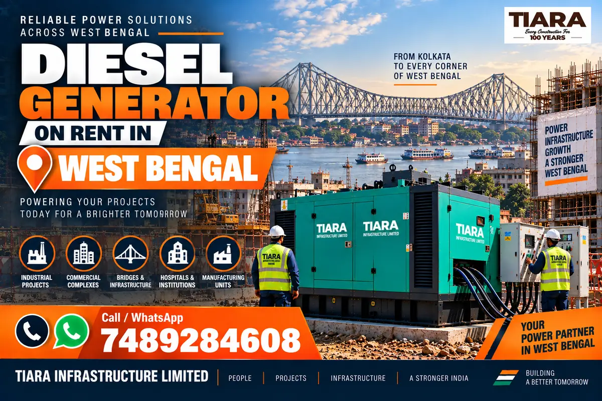 Diesel generator on rent in West Bengal