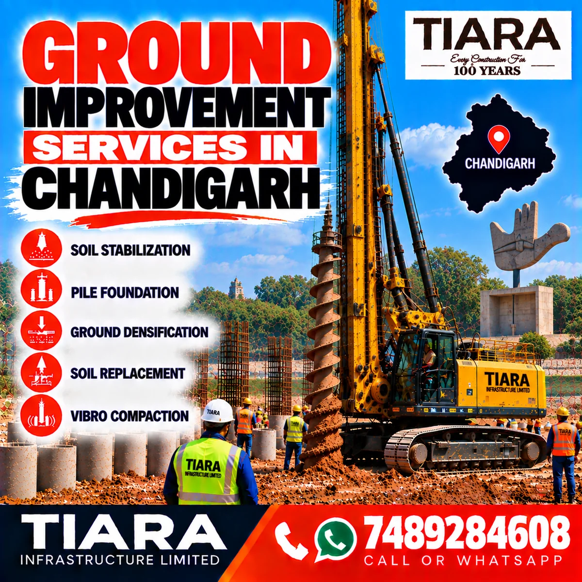 Ground improvement work for construction in Sikkim