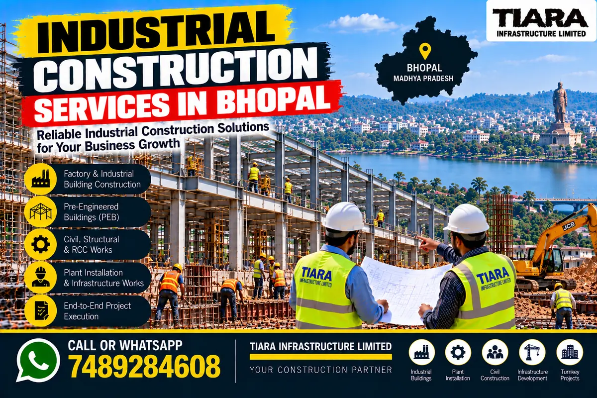 Industrial factory building and civil construction in Bhopal