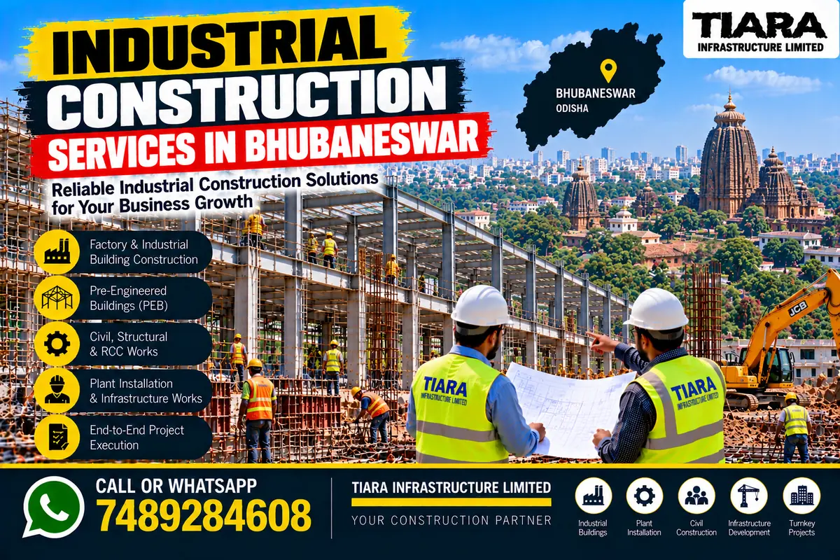 Industrial factory building and civil construction in Bhubaneswar