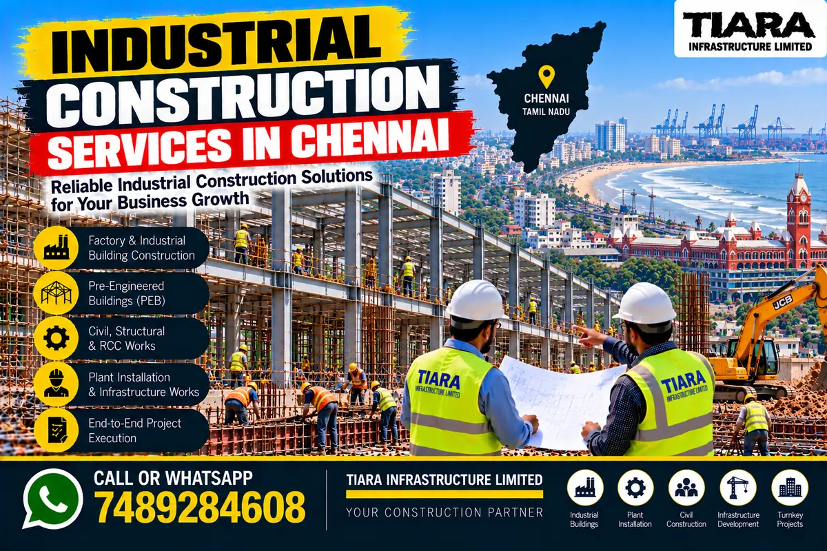 Industrial factory building and civil construction in Chennai