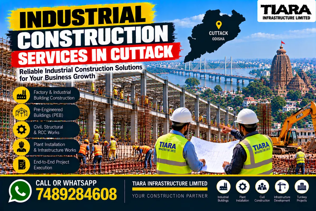 Industrial factory building and civil construction in Cuttack