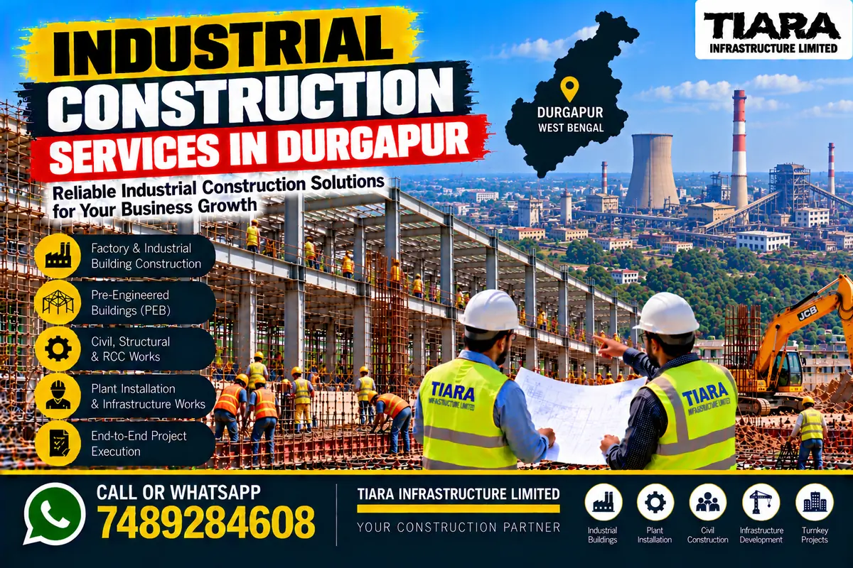 Industrial factory building and civil construction in Durgapur