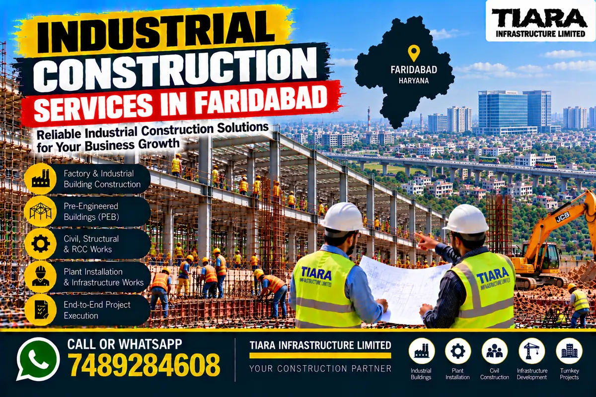 Industrial factory building and civil construction in Faridabad