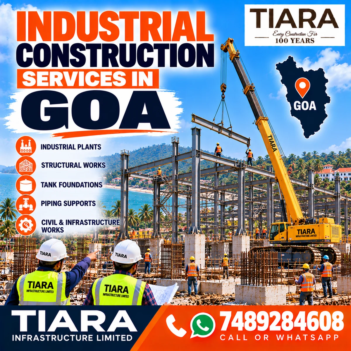 Industrial construction project execution in Goa