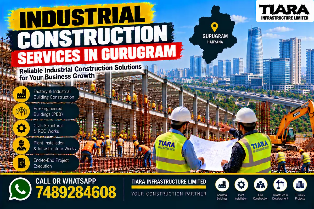 Industrial factory building and civil construction in Gurugram