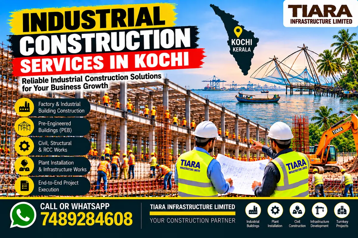 Industrial factory building and civil construction in Kochi