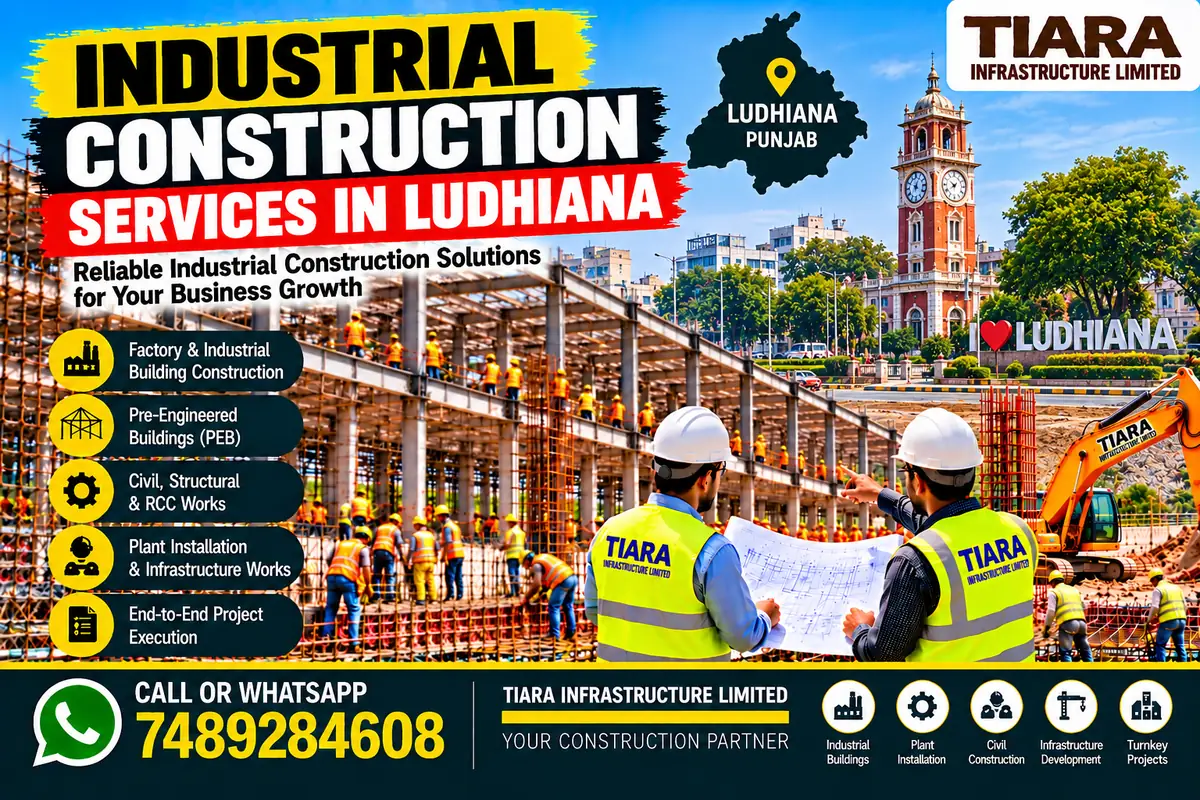 Industrial factory building and civil construction in Ludhiana