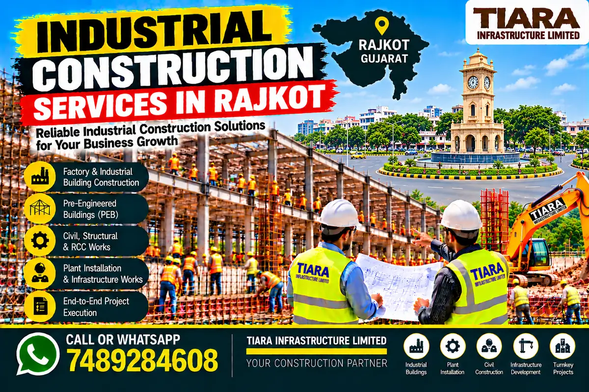 Industrial factory building and civil construction in Rajkot