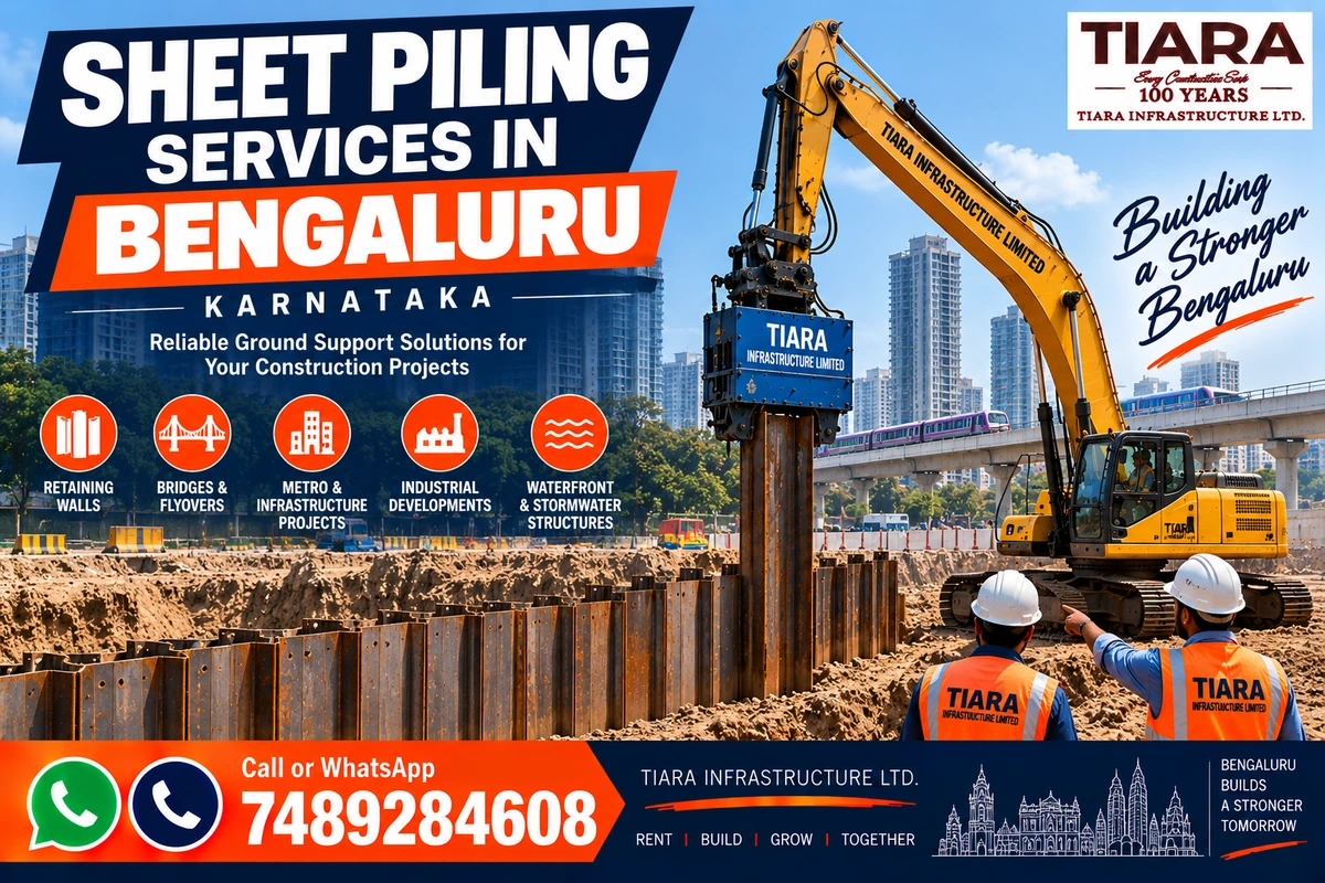 Sheet piling contractors and steel sheet piling services in Bengaluru