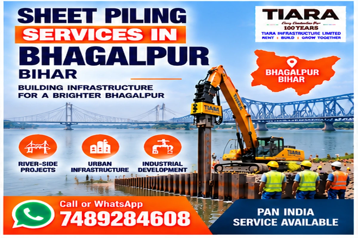 Sheet Piling Services in Bhagalpur, Bihar project support
