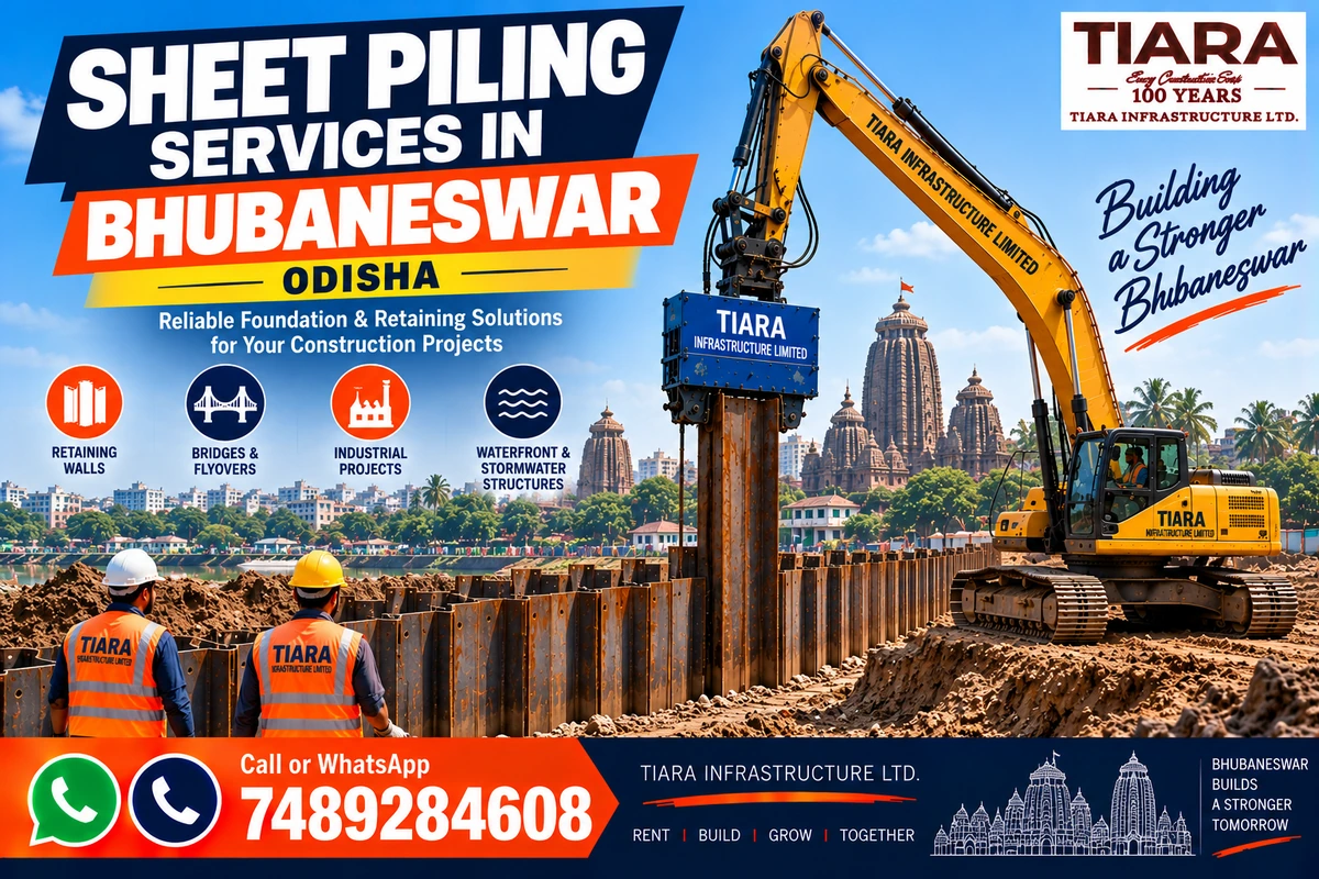 Sheet piling contractors and steel sheet piling services in Bhubaneswar