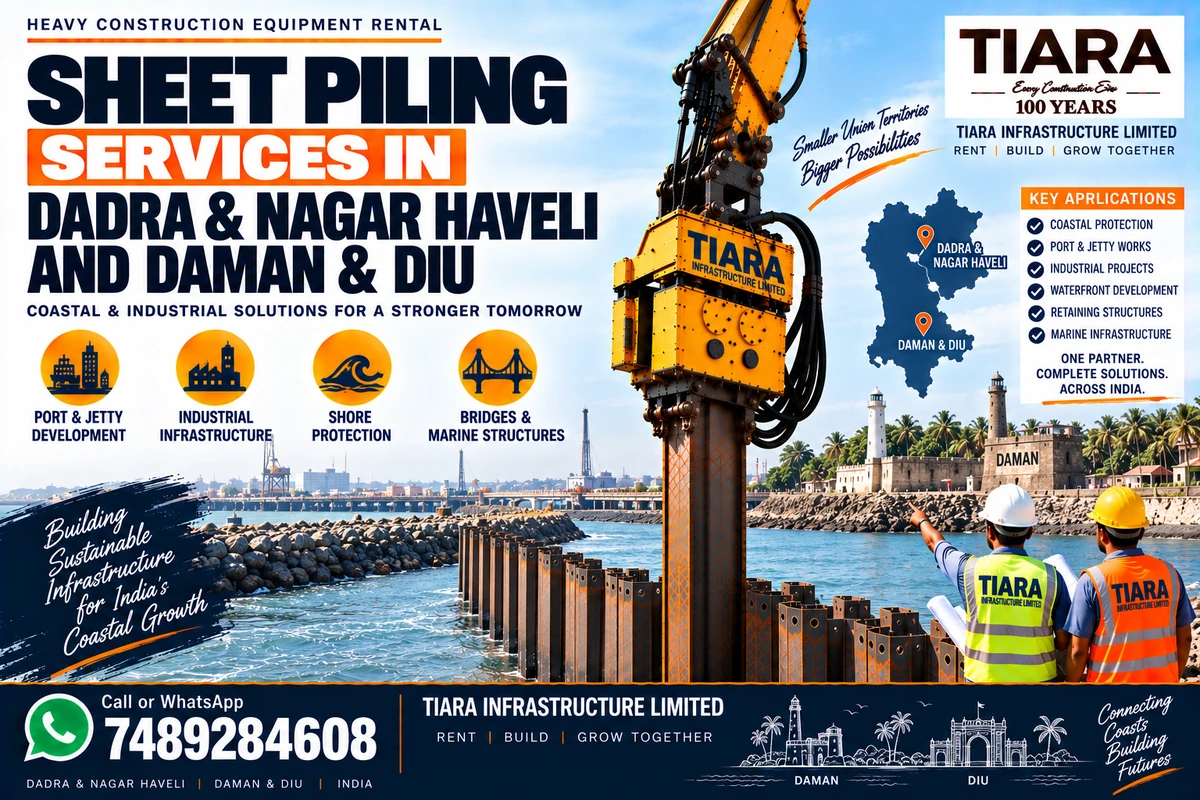 Sheet piling installation and extraction support in Dadra and Nagar Haveli and Daman and Diu