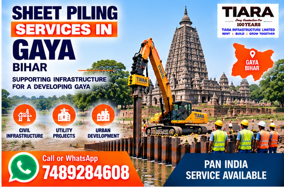 Sheet Piling Services in Gaya, Bihar project support