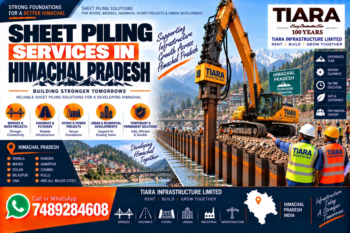 Sheet piling installation and extraction support in Himachal Pradesh