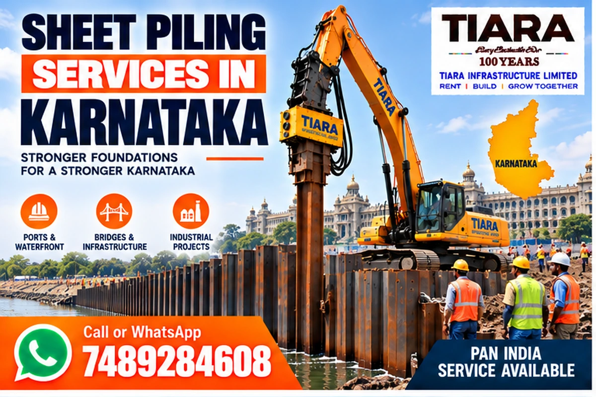 Sheet piling installation and extraction support in Karnataka