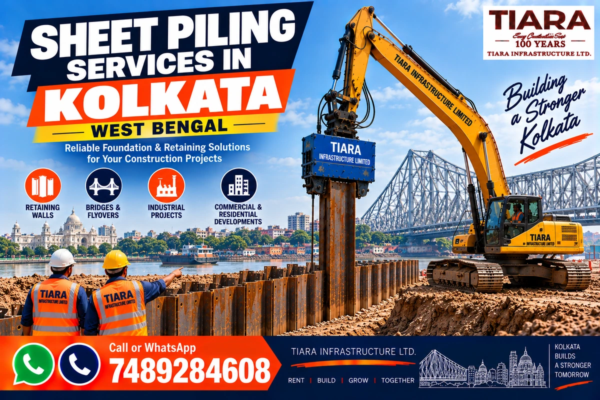 Sheet piling contractors and steel sheet piling services in Kolkata