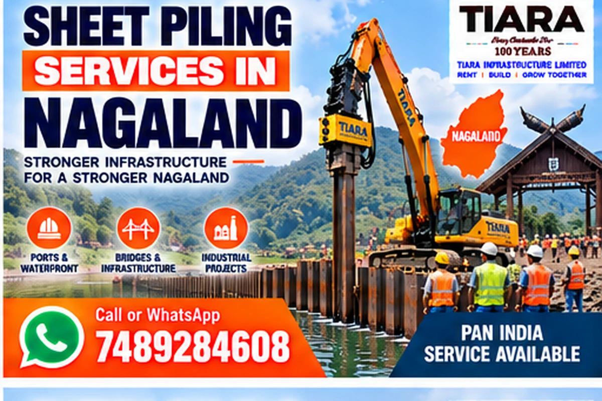 Sheet piling contractors and steel sheet pile installation in Nagaland