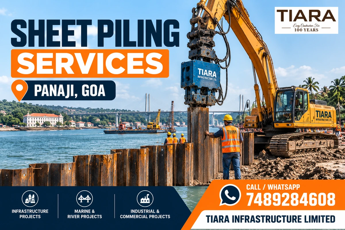 Sheet piling contractors and steel sheet piling services in Panaji